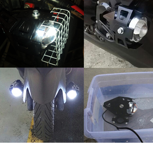 Faros Auxiliares LED U5 de Alta Potencia para Moto - Image 8
