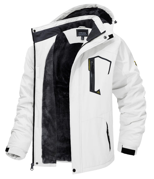 Chaqueta de Invierno Impermeable con Gorro Desmontable - Image 9
