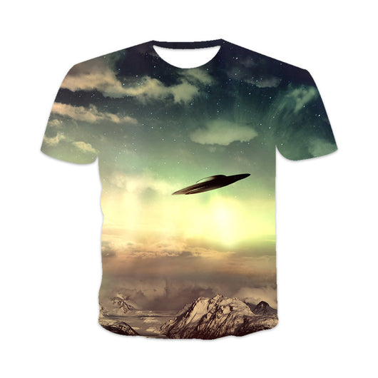 Playera Hombre Estampado 3D Digital de Última Tendencia - Image 8