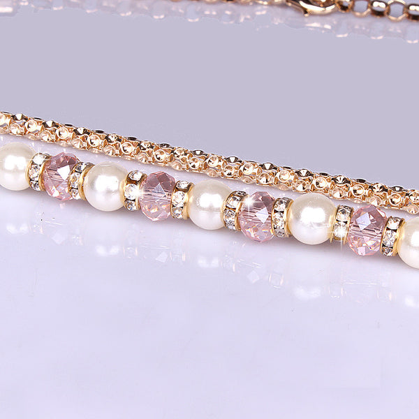 Cinturón Cadena de Perlas con Strass - Accesorio Versátil y Elegante