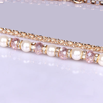 Cinturón Cadena de Perlas con Strass - Accesorio Versátil y Elegante - Image 2