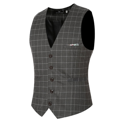 Chaleco Formal Coreano para Hombre Cuello en V - Image 9