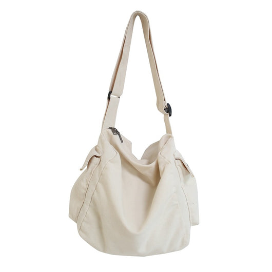 Bolsa de Lona Cruzada Minimalista para Literatura y Arte - Image 5