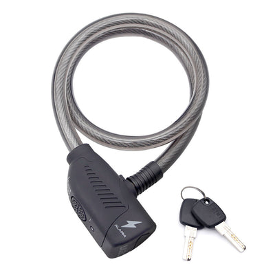 Candado de Cable con Alarma Siren para Bicicleta y Motos - Image 2