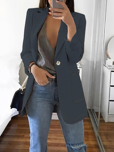 Blazer Cardigan Slim Temperamento Elegante - Image 9
