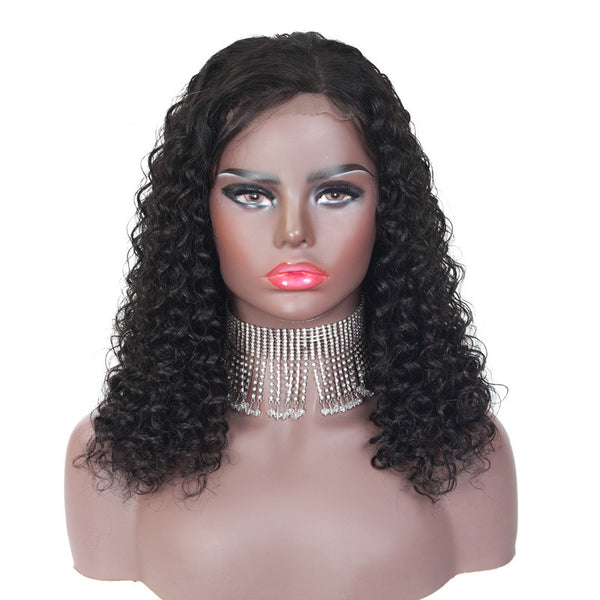 Peluca de Cabello Humano con Encaje 4x4 - Cierre Frontal Natural