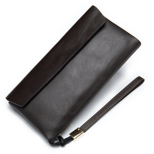 Billetera de Cuero Genuino Retro con Múltiples Compartimientos - Image 4
