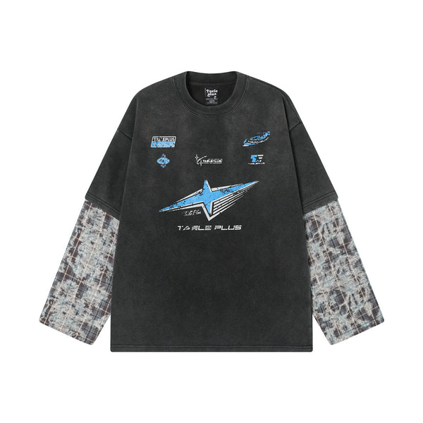 Playera Estampada Water XINGX para Hombre - Primavera y Otoño