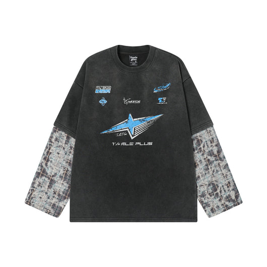 Playera Estampada Water XINGX para Hombre - Primavera y Otoño