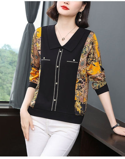 Camisa Clásica de Manga Larga Estilo Occidental para Adultos Mayores - Image 14