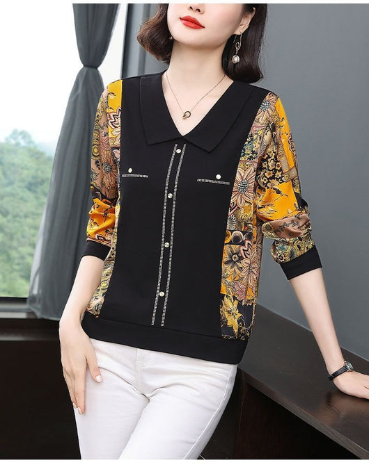 Camisa Clásica de Manga Larga Estilo Occidental para Adultos Mayores - Image 14