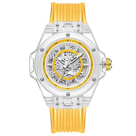 Reloj Automático Mecánico para Hombre Resistente al Agua con Esfera Transparente - Image 11