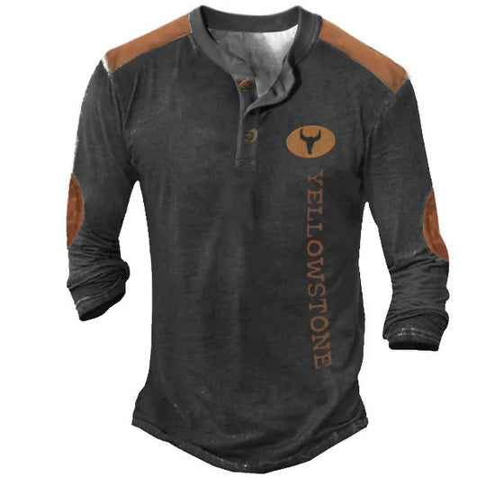 Playera Henley Clásica para Hombre - Diseño Liso y Versátil - Image 12