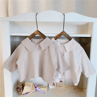 Camisa infantil con solapa grande y bordados - Image 22