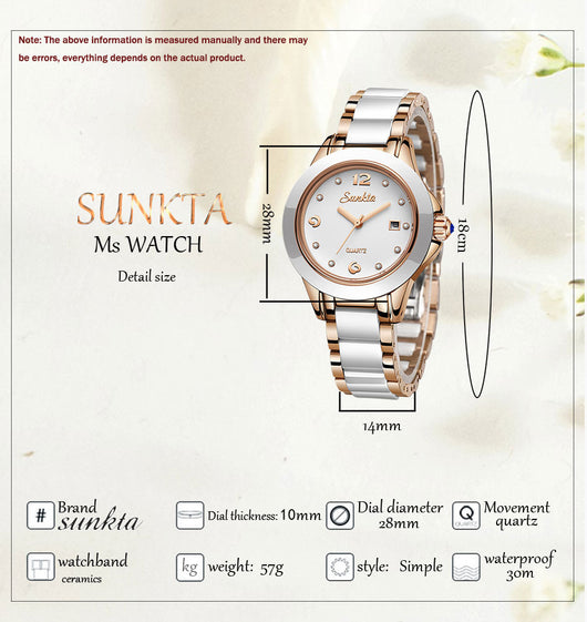 Reloj Elegante para Mujer en Oro Rosado - Image 10