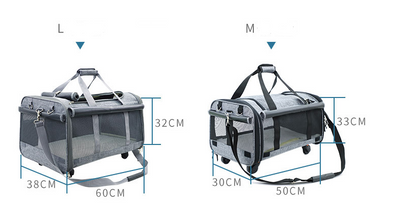 Bolsa de Transporte Plegable con Ruedas para Gatos - Image 10