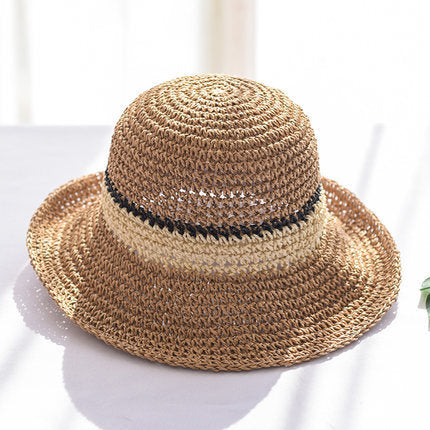 Sombrero de Paja Plegable para Mujer - Versátil y Hecho a Mano - Image 2