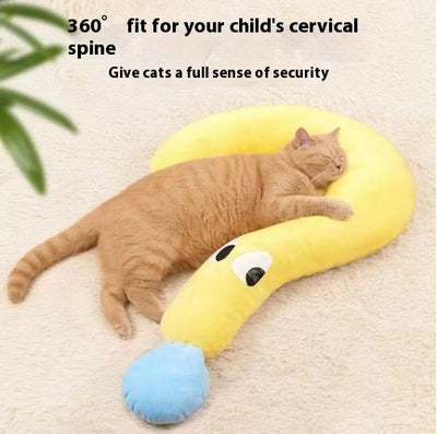 Almohada Ortopédica en U para Mascotas con Soporte Cervical - Image 8