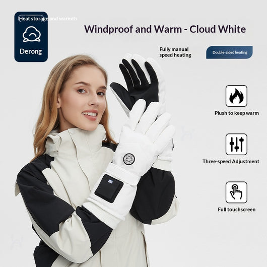 Guantes Térmicos para Ciclismo Eléctrico - Protección contra Frío y Viento - Image 7