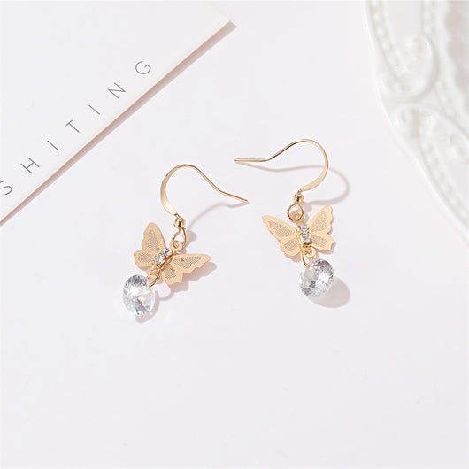 Aretes Cortos de Zirconia: Elegancia y Estilo Moderno - Image 3