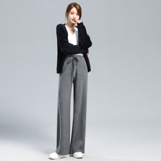 Pantalones Palazzo de Cachemira Elegantes para Mujer - Image 7