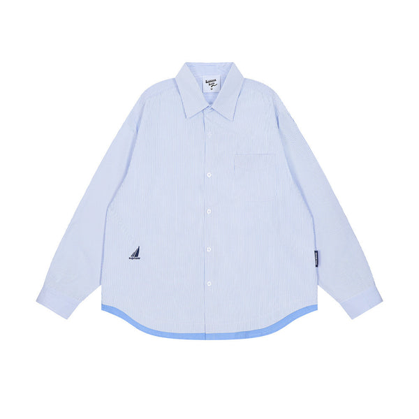 Camisa Manga Larga Combinada para Hombre