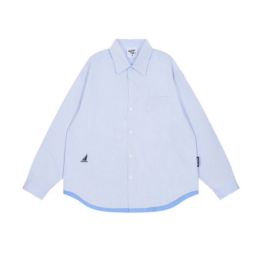 Camisa Manga Larga Combinada para Hombre - Image 2