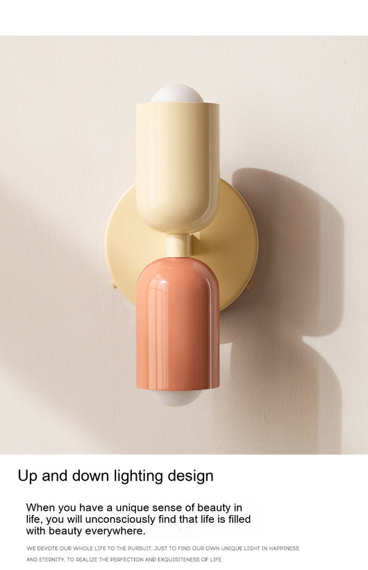 Lámpara de Pared Doble Estilo Vintage Crema para Dormitorio y Habitación Infantil - Image 38