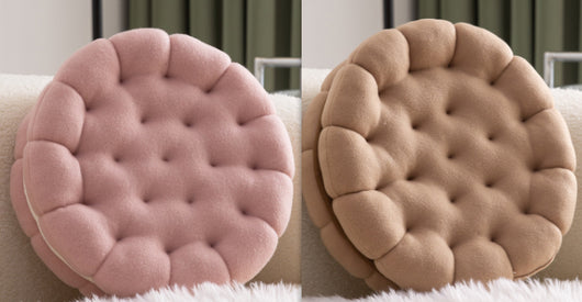 Cojín Decorativo Forma Galleta - Almohada Creativa para Sofá - Image 9