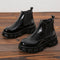 Botas de Cuero Charol con Tacón Cuña - Versátiles y Elegantes