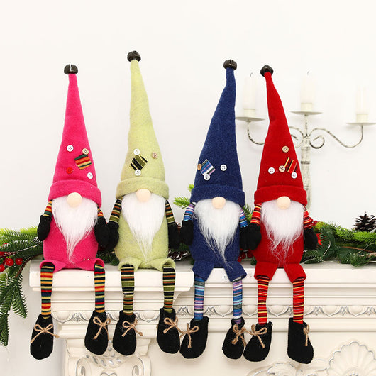 Reno Navideño de Piernas Largas para Ventana - Image 13