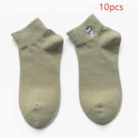 Calcetines Cortos Estilo Anime Japonés para Mujer - Image 11