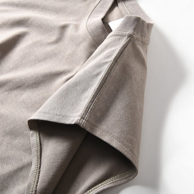 Camiseta Sin Mangas de Algodón Lavado Vintage para Hombre - Image 16
