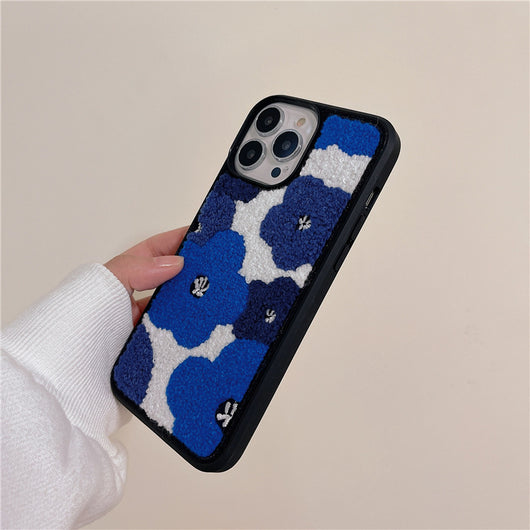 Funda para Celular Flores Azul Klein - Image 4