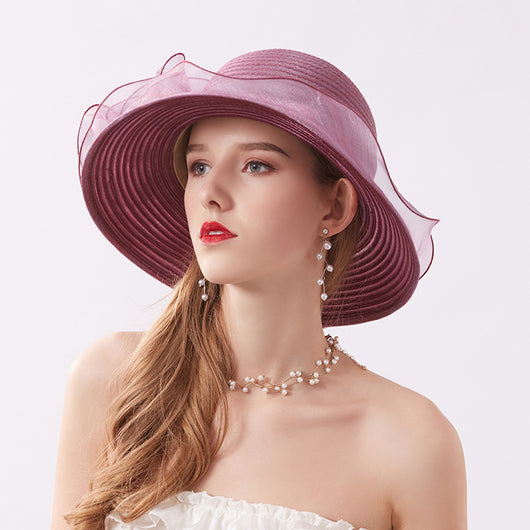 Sombrero de Encaje Plegable con Ala Ancha Protección Solar - Estilo Coreano - Image 3