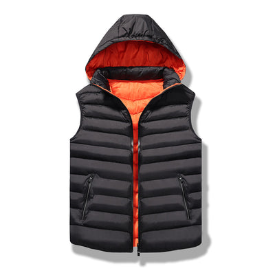 Chaleco Acolchado de Algodón para Hombre Talla Grande Holgada - Image 4
