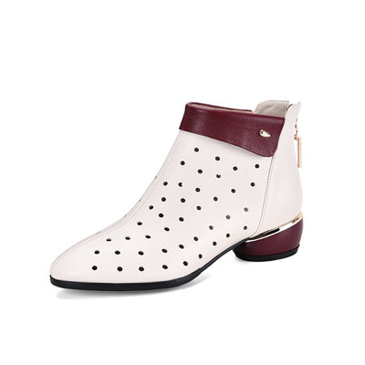 Botas Altas de Cuero con Red para Mujer - Image 8