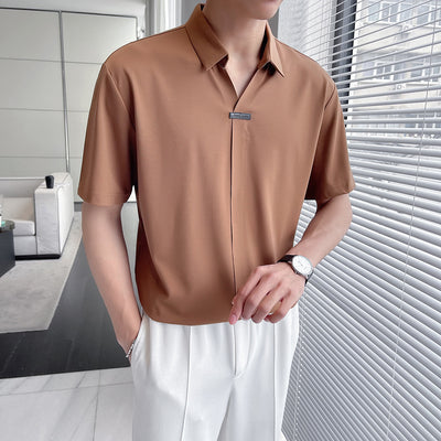 Camisa Casual de Verano Hombre - Tela Premium Ligera
