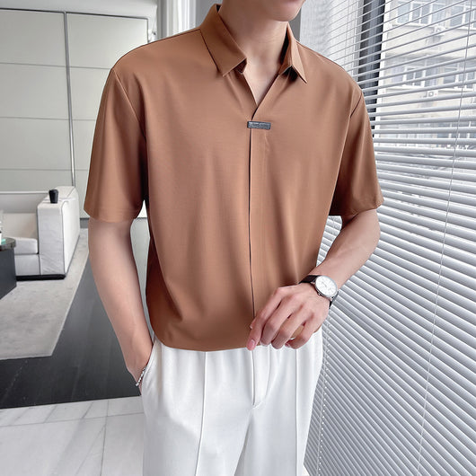 Camisa Casual de Verano Hombre - Tela Premium Ligera