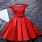Vestido de Dama de Honor Coreano Rojo - Diseño Elegante para Grupo de Amigas