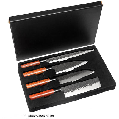 Cuchillo Santoku Forjado a Mano - Hoja de Chef Profesional - Image 11