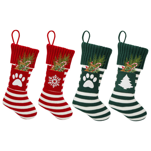 Set de Calcetines Navideños Gatos y Perros en Bolsa Regalo - Image 5