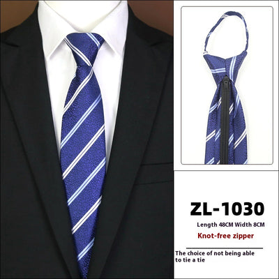Corbata con Cierre Ejecutiva sin Nudo para Hombre - Image 35