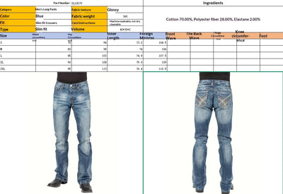 Jeans Rectos de Estilo Urbano para Hombre - Image 6