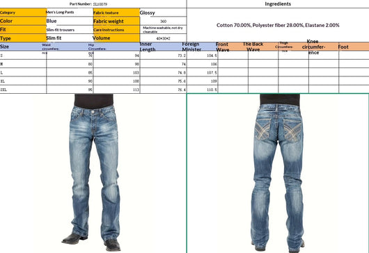 Jeans Rectos de Estilo Urbano para Hombre - Image 6