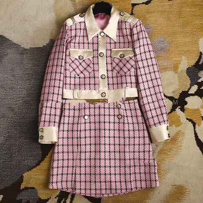 Falda Plisada Cuadrille Slim Fit - Traje Ejecutivo Femenino - Image 13