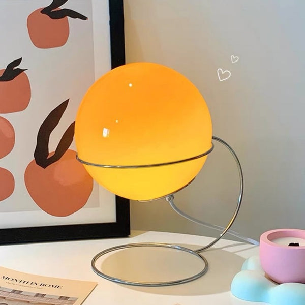 Lámpara de Mesa Moderna Minimalista con Base de Vidrio
