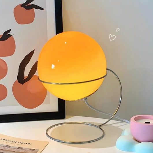 Lámpara de Mesa Moderna Minimalista con Base de Vidrio
