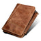 Billetera Retro de Cuero para Hombre con Múltiples Compartimentos