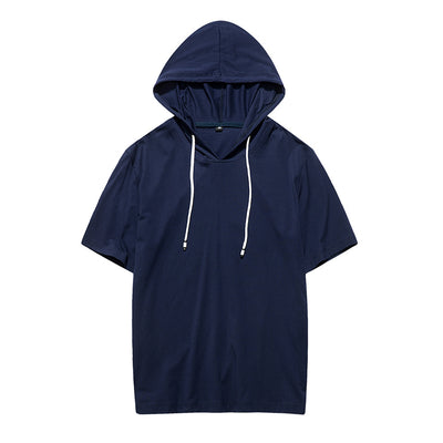 Sudadera Deportiva con Capucha Manga Corta para Hombre - Algodón Premium - Image 4